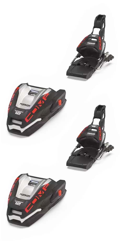 Marker 2025 Race COMP 12 (DIN 4 - 12) Red+Blk Bindings NEW !! Width: 85mm